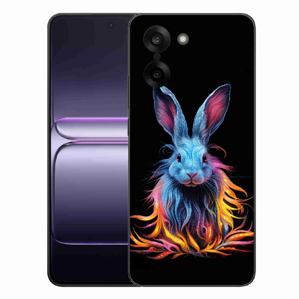 Zselés borítás mmCase on One Plus Nord CE5 - absztrakt nyúl