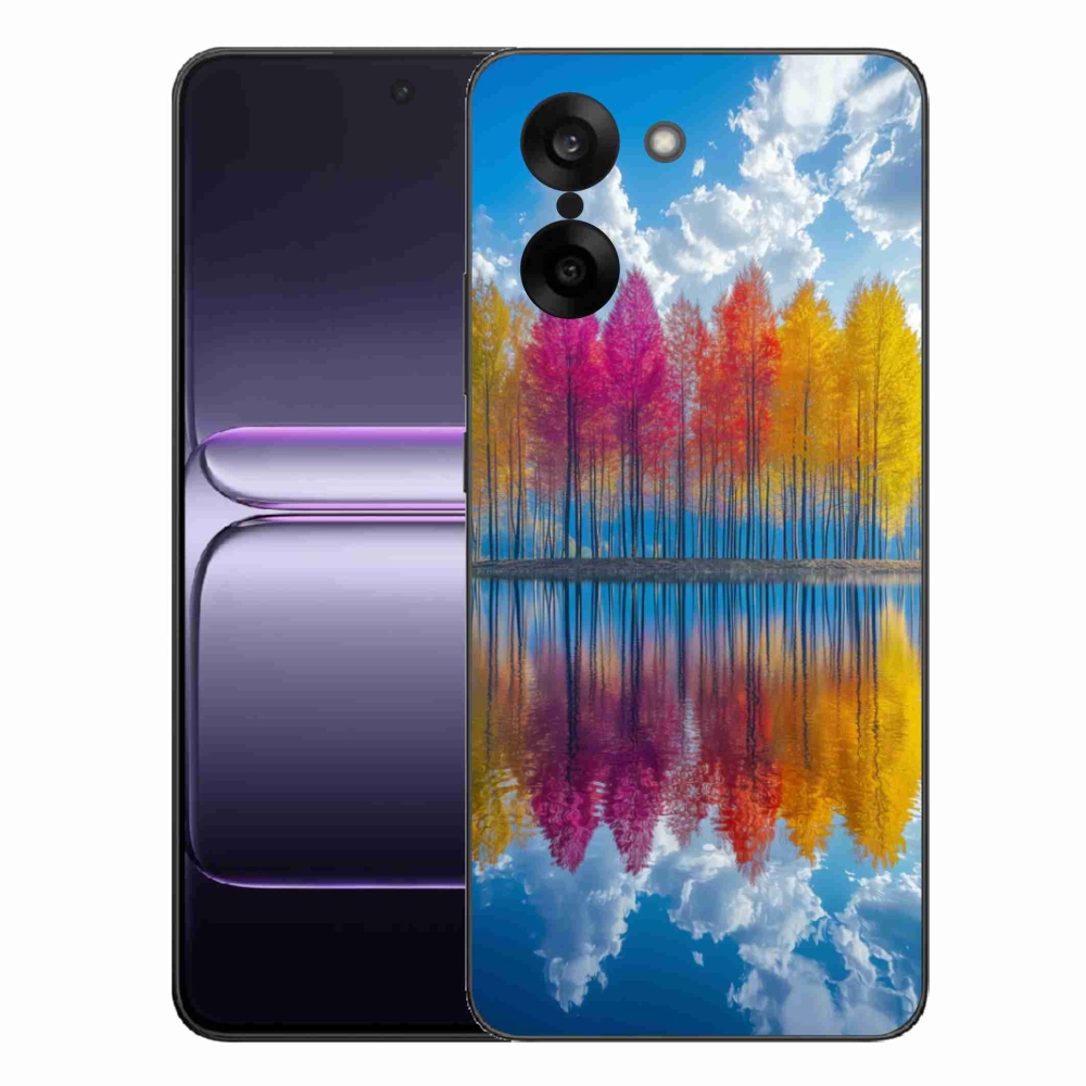 Zselés borítás mmCase a One Plus Nord CE5-ön - színes fák
