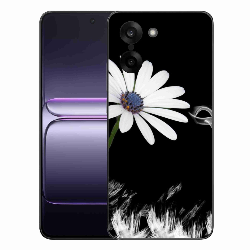 Gél védőhuzat mmCase One Plus Nord CE5-hez - fehér virág