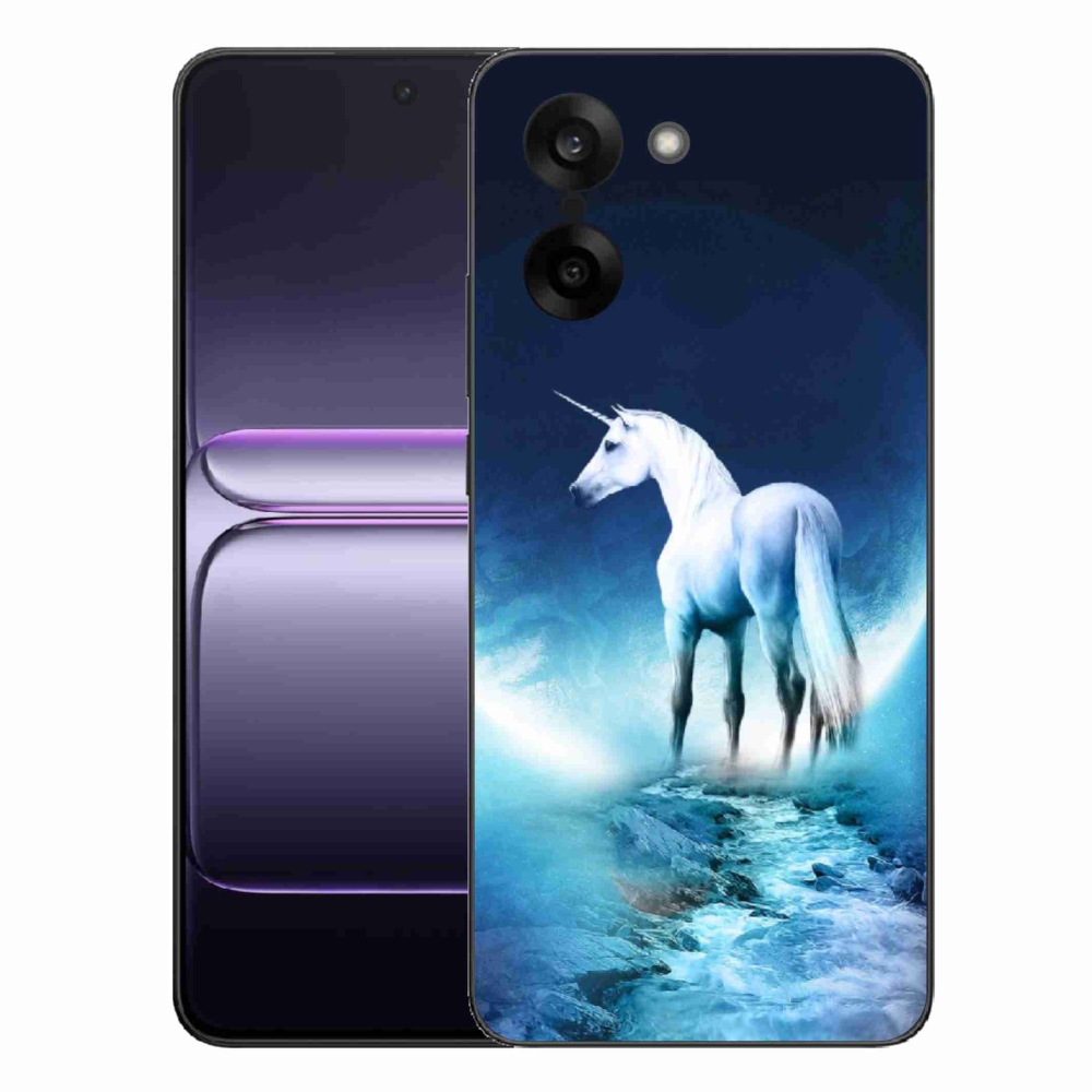 Zselés borítás mmCase One Plus Nord CE5 készülékhez - fehér egyszarvú
