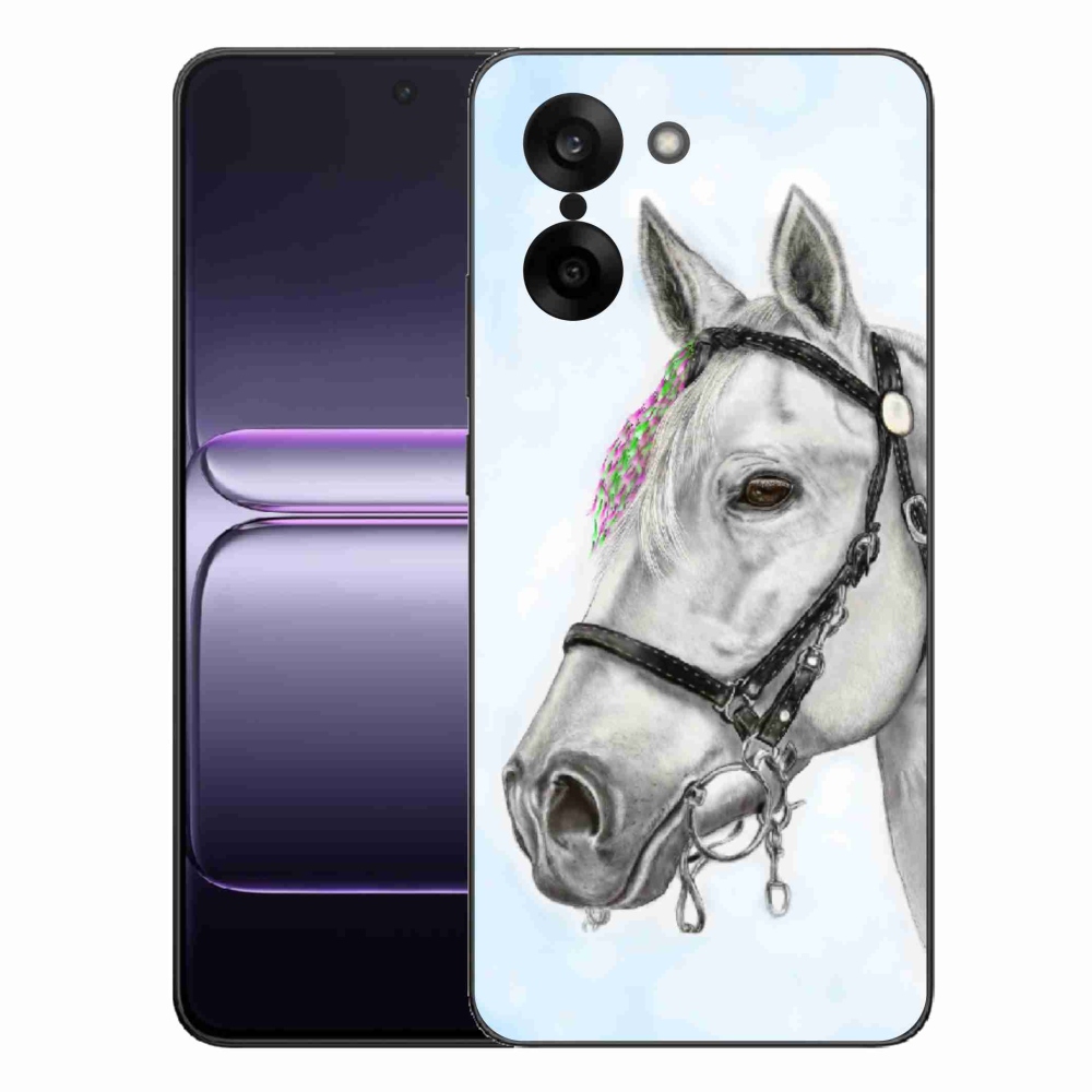 Zselés tok mmCase a One Plus Nord CE5-hez - fehér ló 1