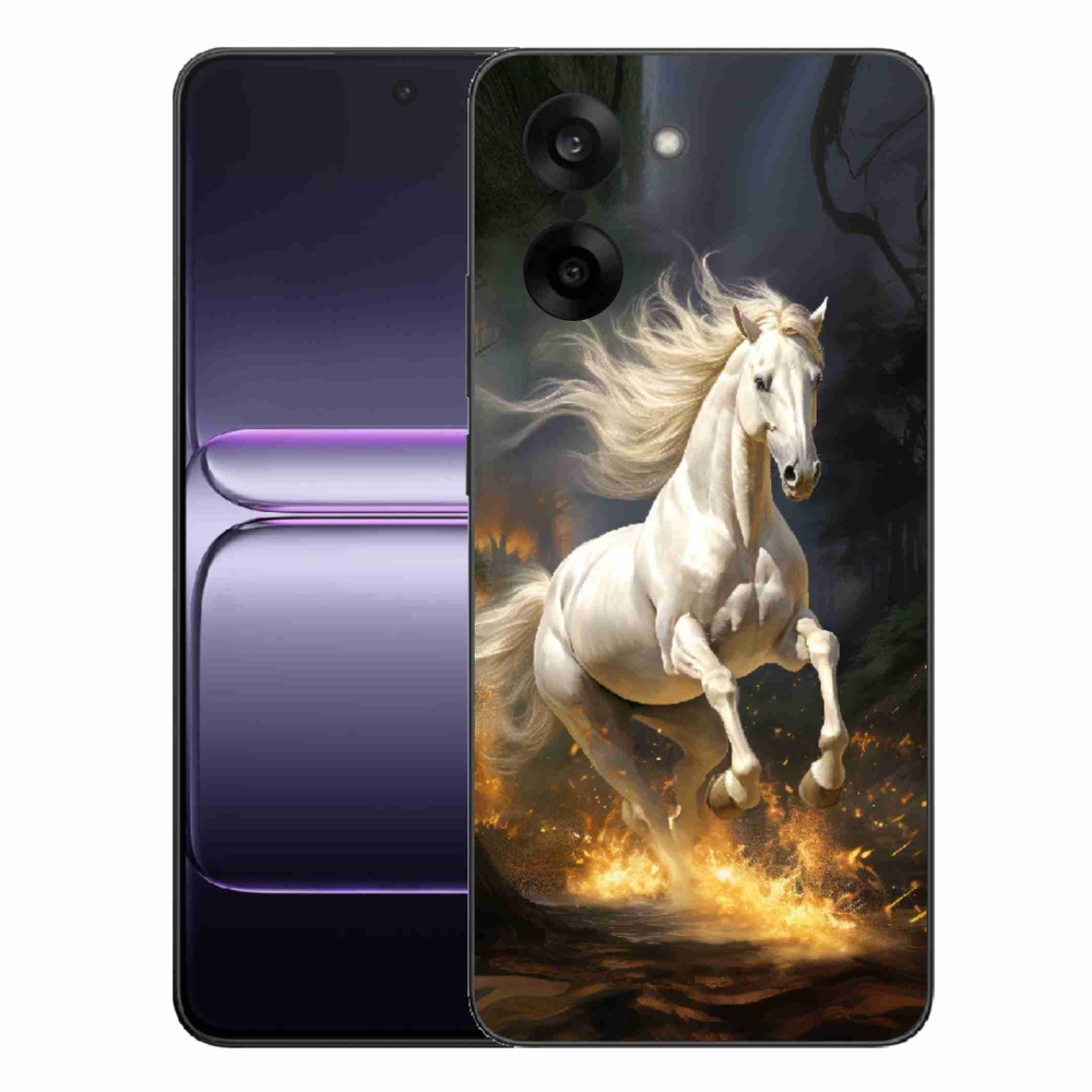 Zselés tok mmCase a One Plus Nord CE5-hez - fehér ló 2