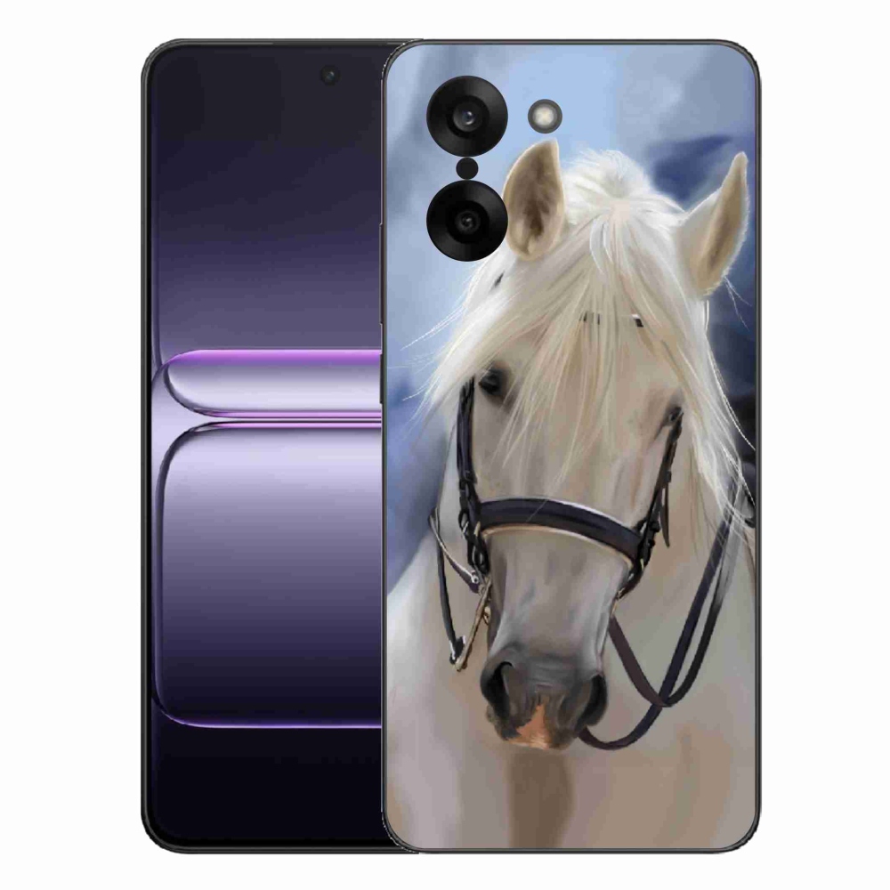 Zselés tok mmCase a One Plus Nord CE5 készülékhez - fehér ló