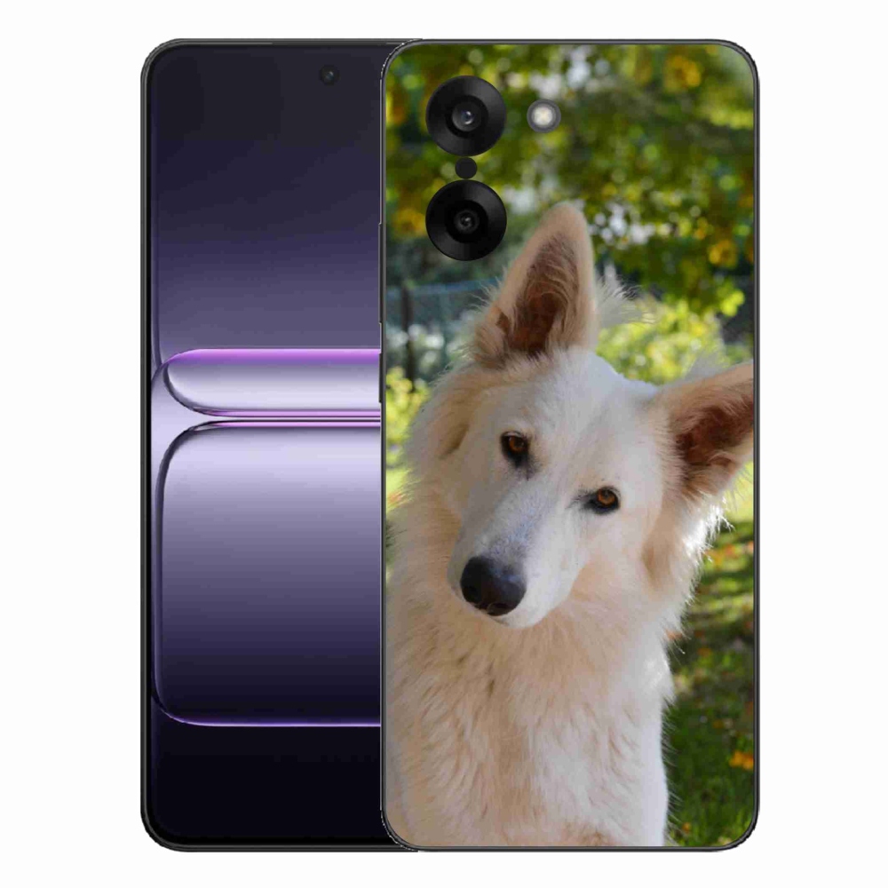 Zselés borítás mmCase for One Plus Nord CE5 - Fehér svájci juhász 1
