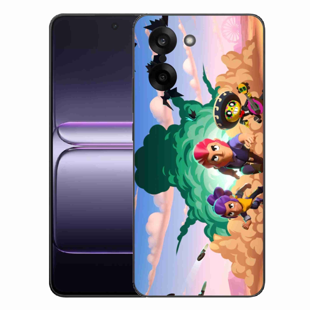 Gél borítás mmCase a One Plus Nord CE5-hez - verekedős csillagok