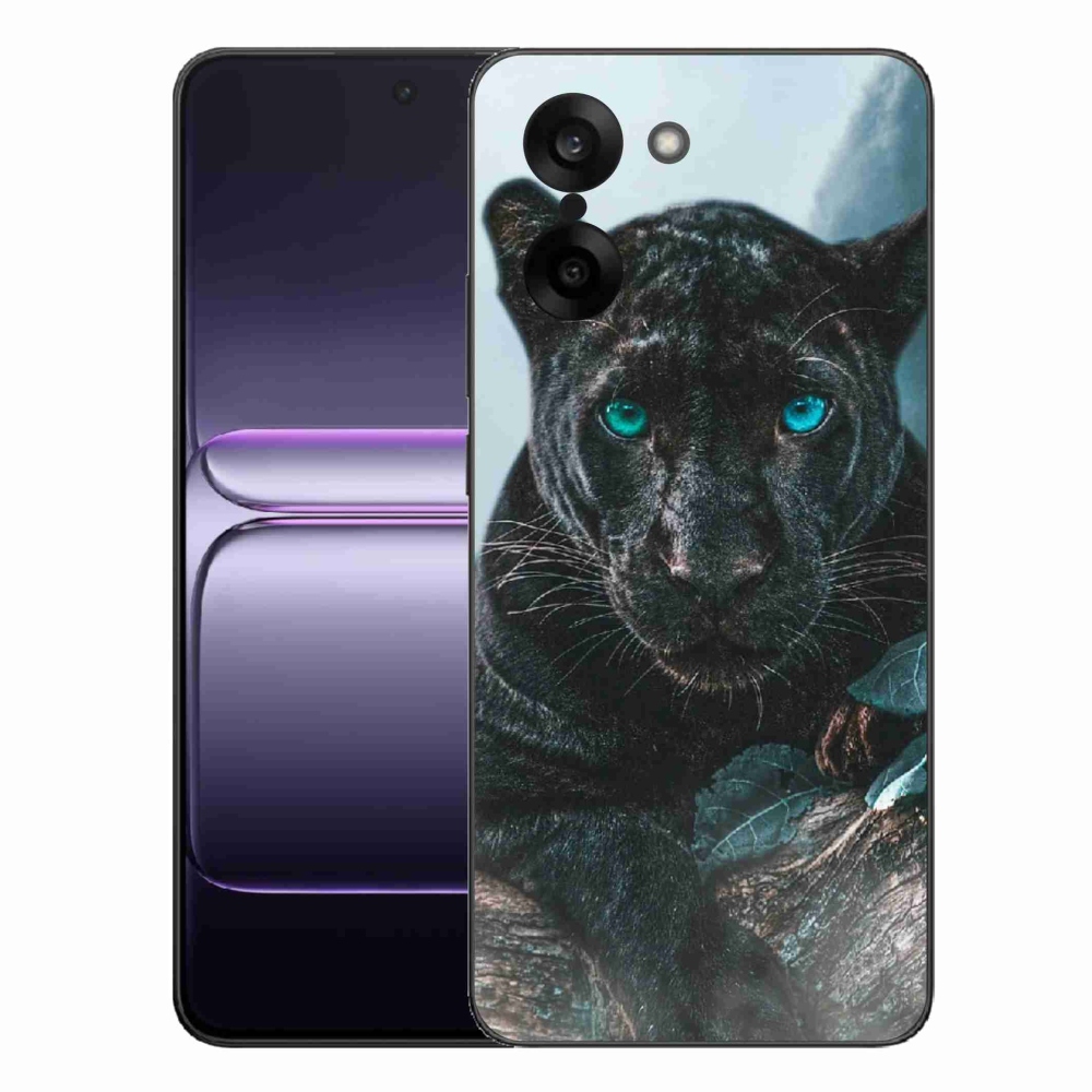 Zselés borítás mmCase One Plus Nord CE5 készülékhez - fekete párduc