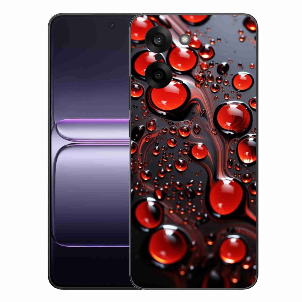 Zselés tok mmCase a One Plus Nord CE5 készülékhez - piros csepp 2