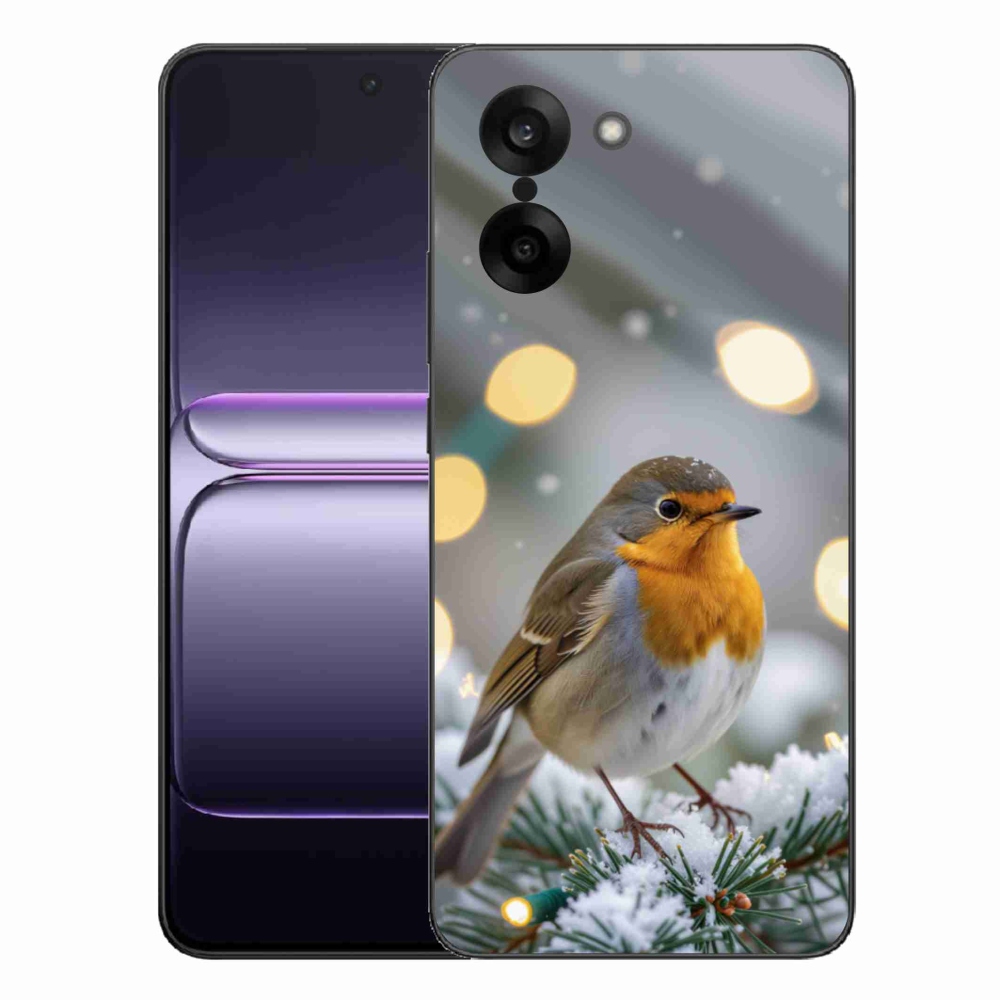 Gél borítás mmCase a One Plus Nord CE5 készülékhez - télen pirosló színben
