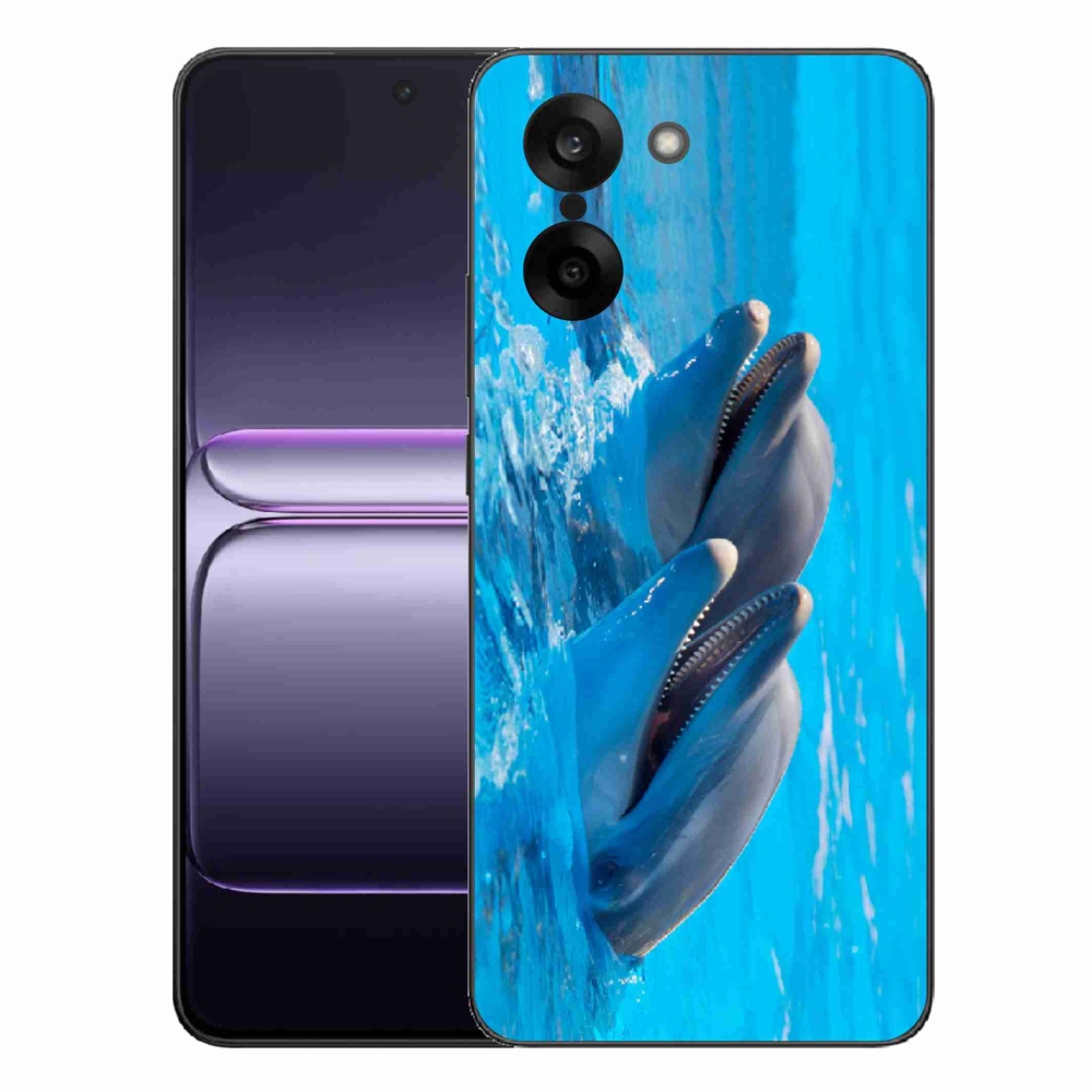 Zselés tok mmCase a One Plus Nord CE5 készülékhez - delfinek