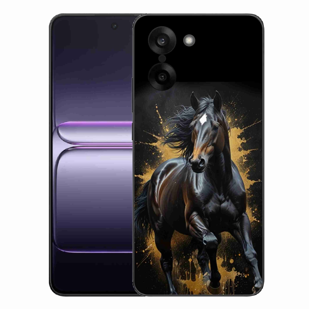 Zselés borítás mmCase a One Plus Nord CE5 készülékhez - elegáns fekete ménes