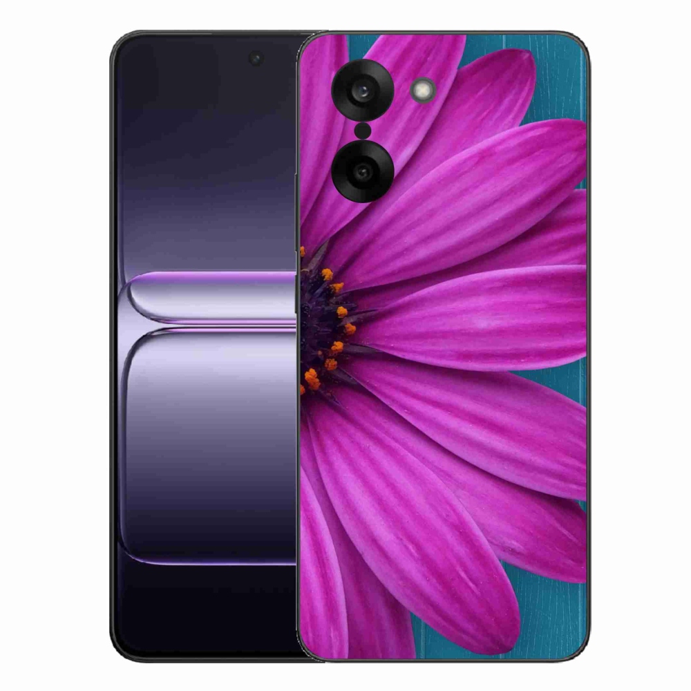 Zselés tok mmCase a One Plus Nord CE5 készülékhez - lila százszorszép