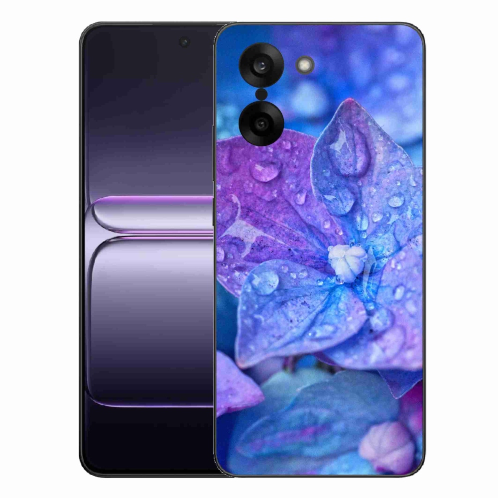 Gél védőhuzat mmCase One Plus Nord CE5-hez - lila virág