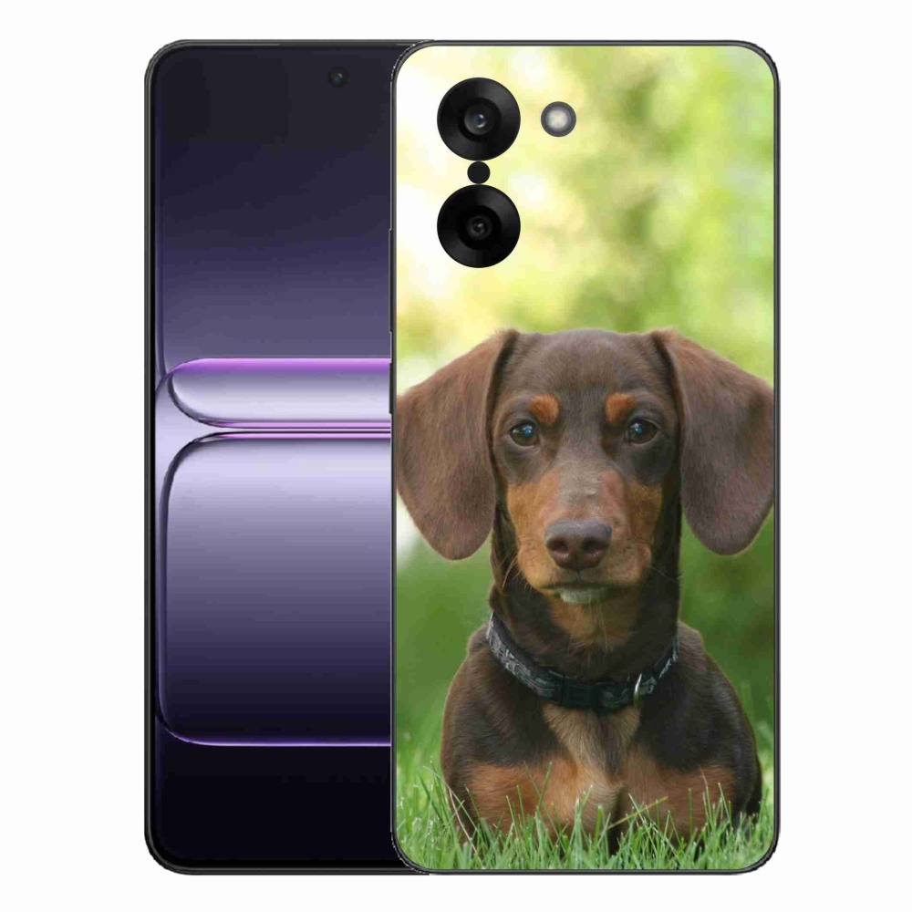 Zselés borítás mmCase a One Plus Nord CE5 készülékhez - barna tacskó