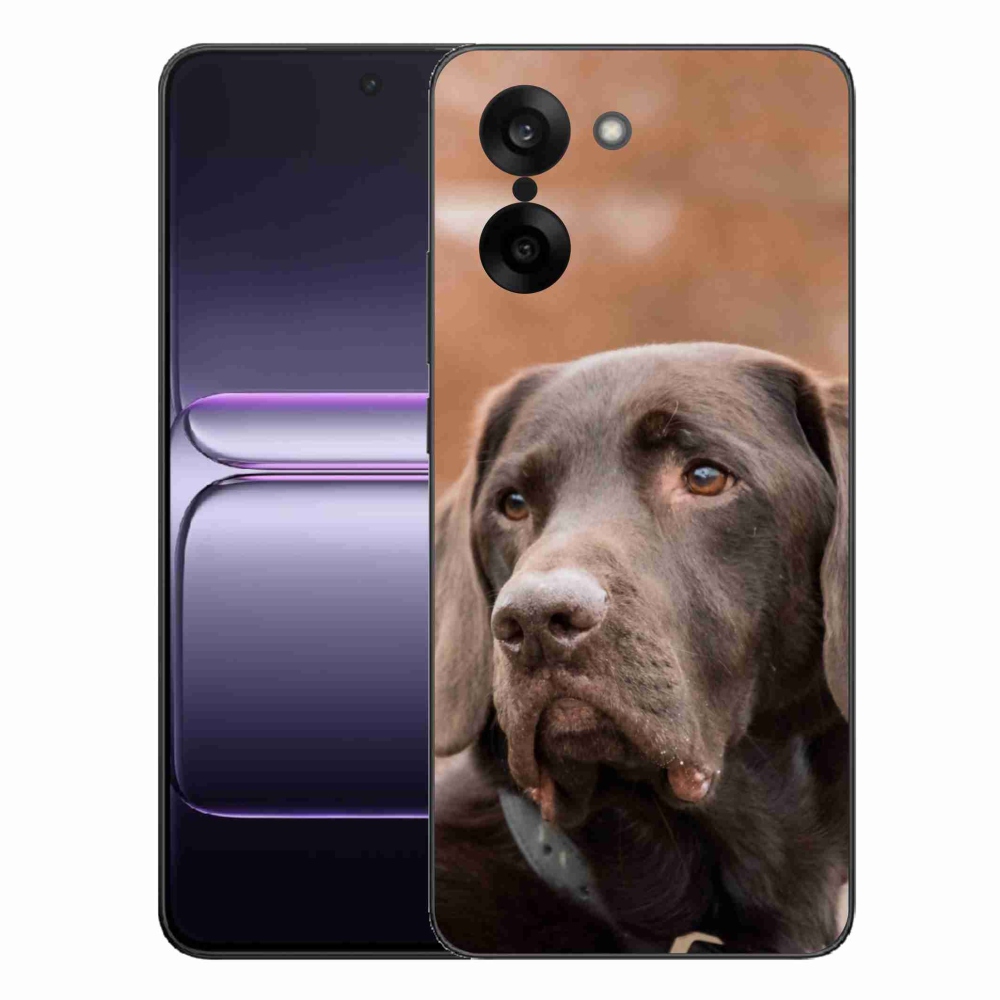 Zselés tok mmCase a One Plus Nord CE5-hez - barna labrador
