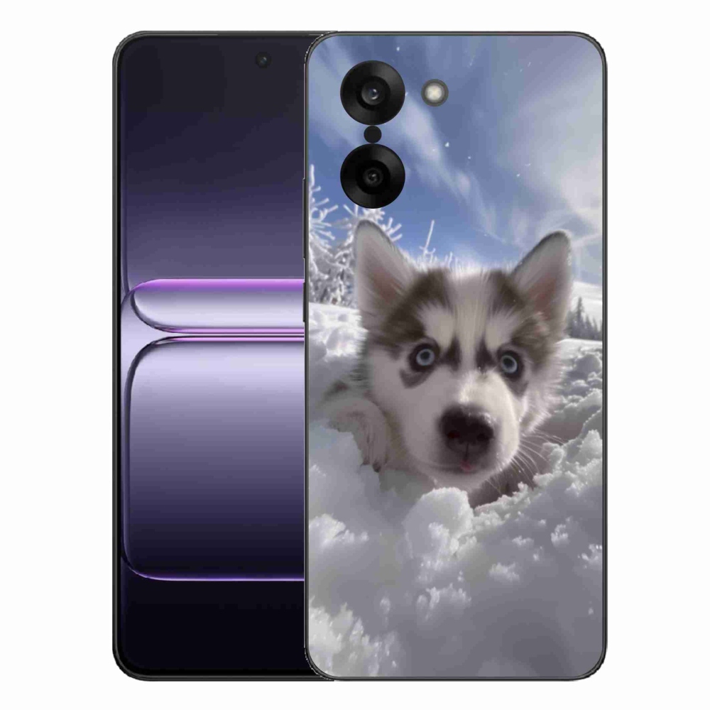 Zselés borítás mmCase for One Plus Nord CE5 - husky a hóban
