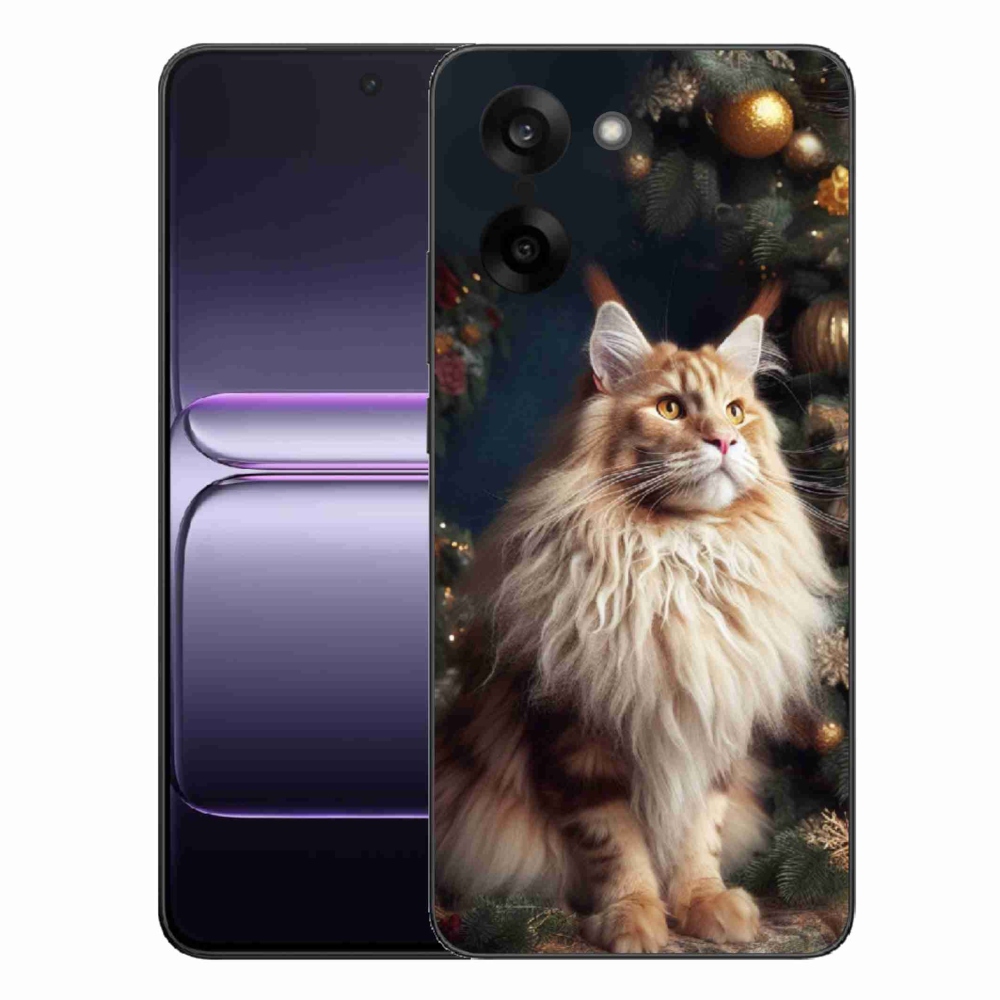 Zselés borítás mmCase a One Plus Nord CE5 készülékhez - macska a fánál
