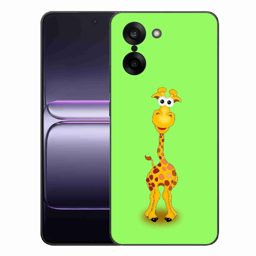 Zselés borító mmCase One Plus Nord CE5 készülékhez - rajzfilm zsiráf
