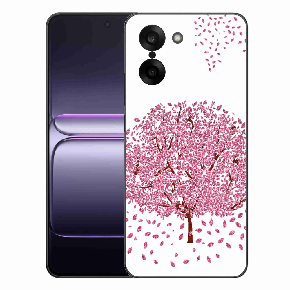 Zselés borító mmCase a One Plus Nord CE5 készülékhez - rajzfilmfa levelekkel