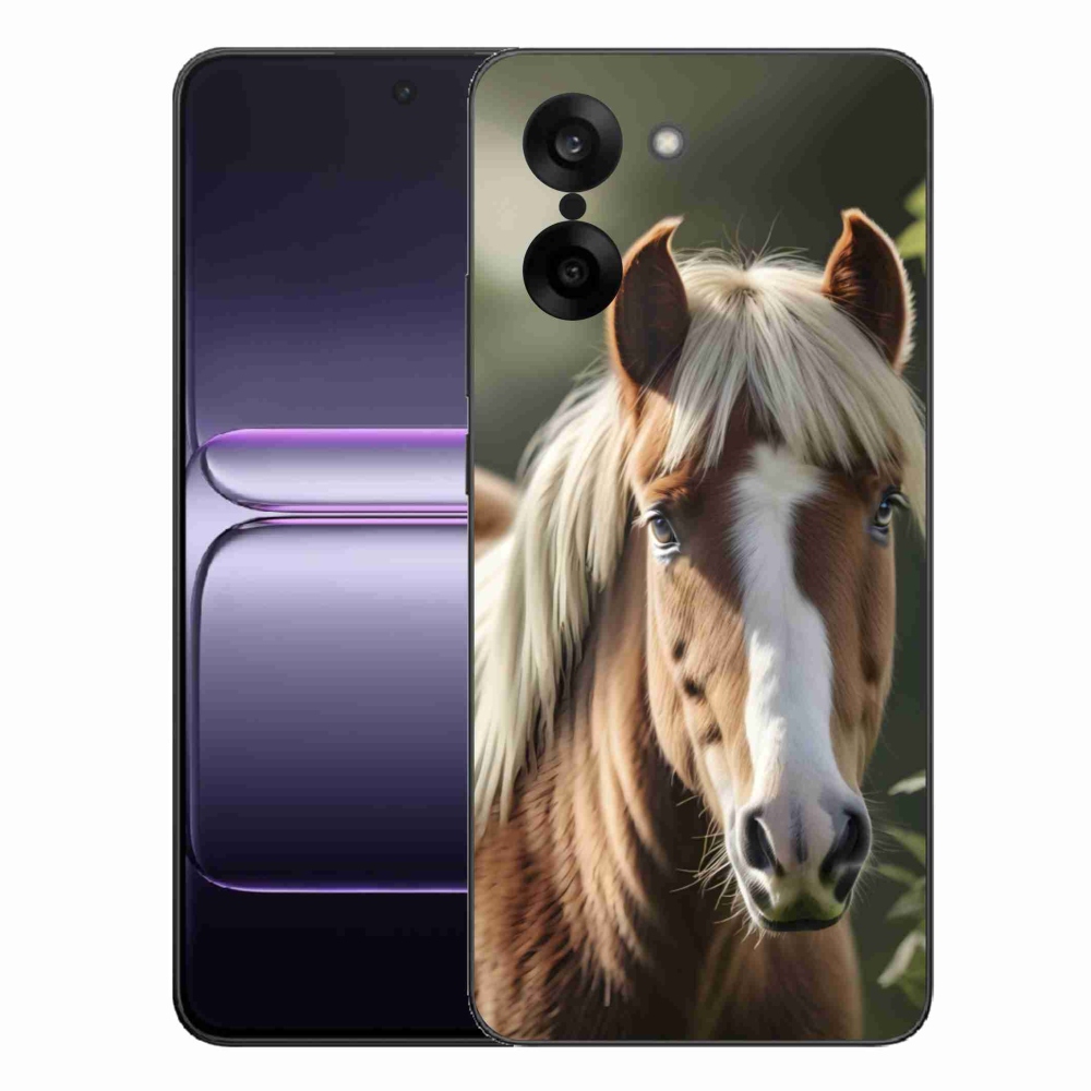 Zselés borítás mmCase for One Plus Nord CE5 - ló könnyű sörénnyel