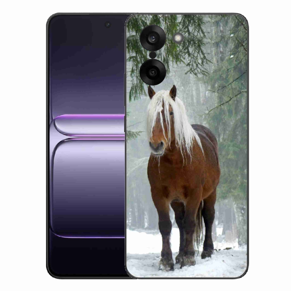 Zselés borítás mmCase for One Plus Nord CE5 - ló az erdőben