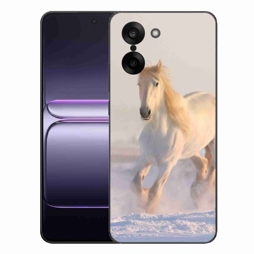 Zselés borítás mmCase for One Plus Nord CE5 - ló a hóban
