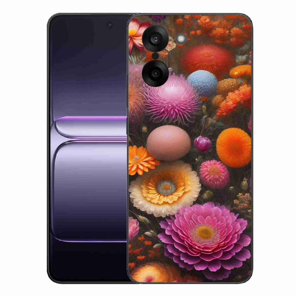 Gél borító mmCase on One Plus Nord CE5 - virágos kompozíció