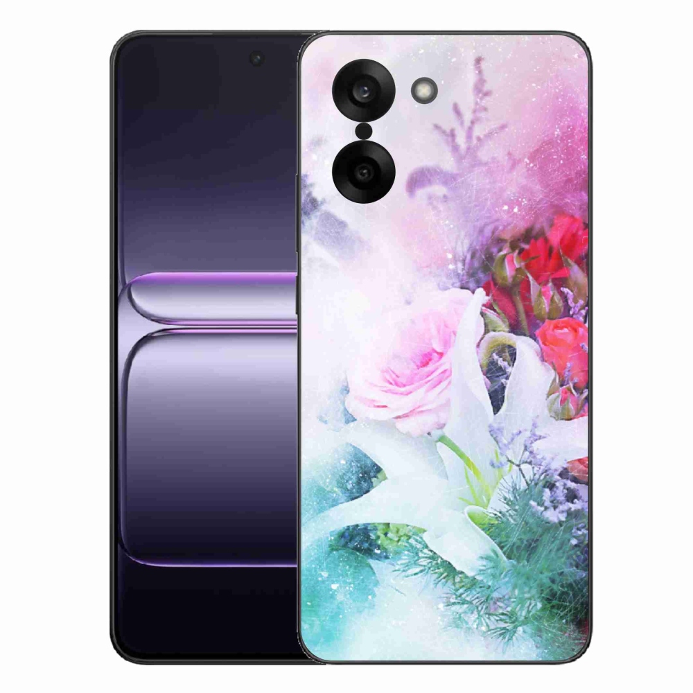 Zselés borítás mmCase a One Plus Nord CE5 készülékhez - virág 4