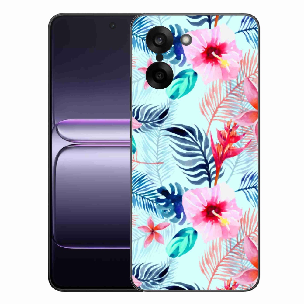Zselés tok mmCase a One Plus Nord CE5 készülékhez - virágok