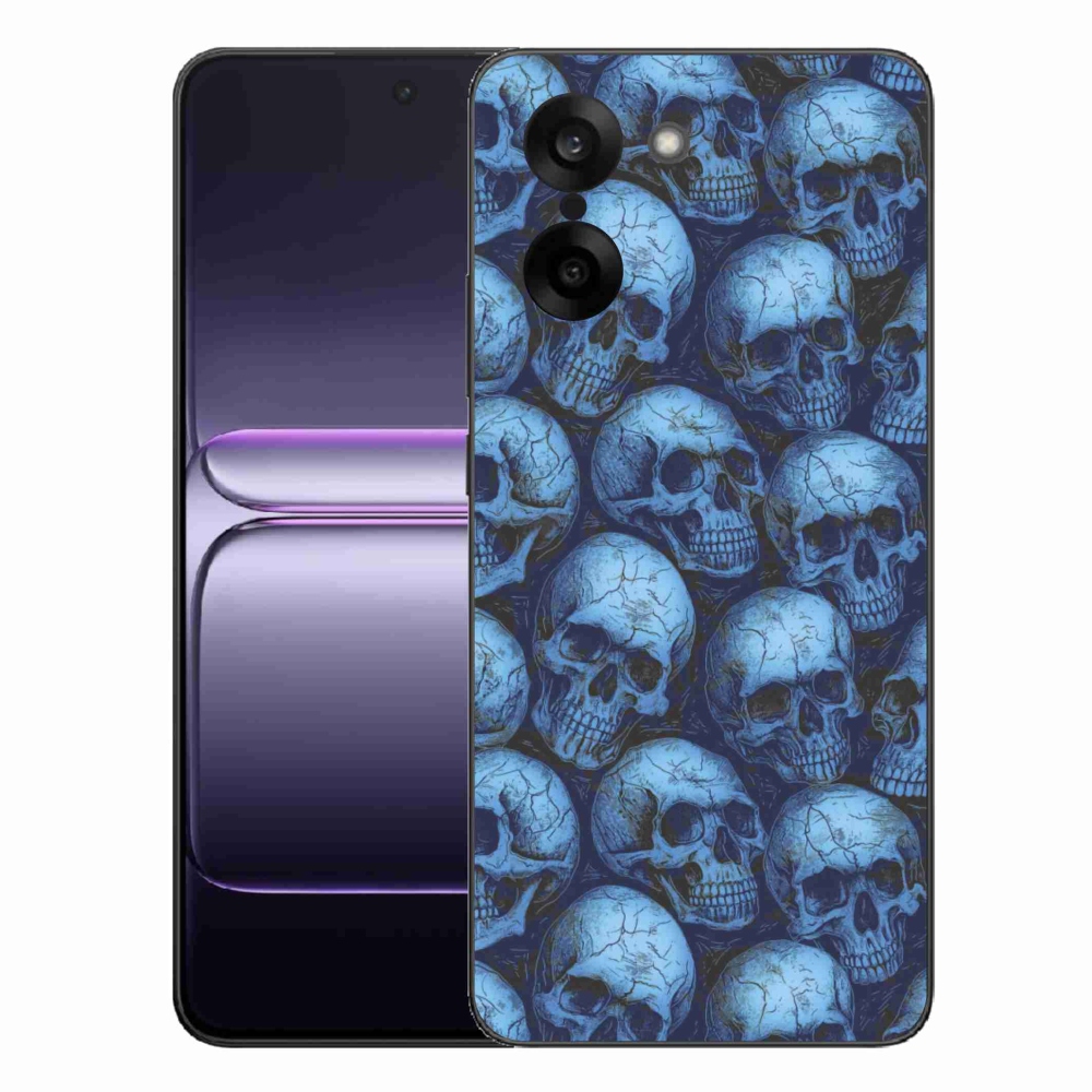 Zselés borítás mmCase a One Plus Nord CE5-ön - koponyák