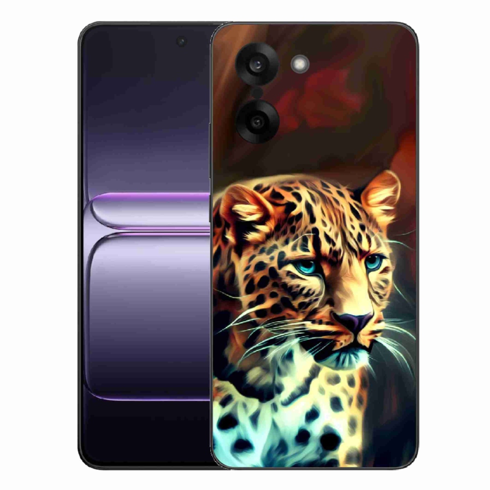Zselés borítás mmCase One Plus Nord CE5 készülékhez - leopárd