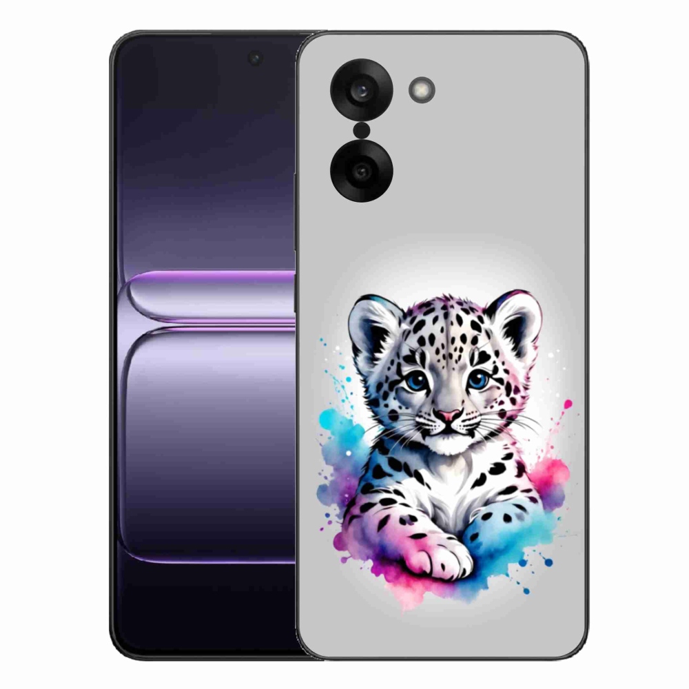 Zselés borítás mmCase One Plus Nord CE5 készülékhez - leopárd kölyök