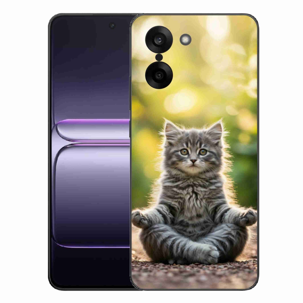 Zselés borító mmCase a One Plus Nord CE5 készülékhez - meditáló cica