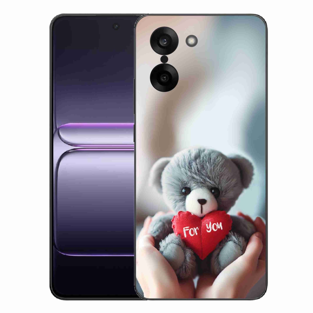 Zselés borítás mmCase a One Plus Nord CE5-ön - mackó a szerelmeseknek