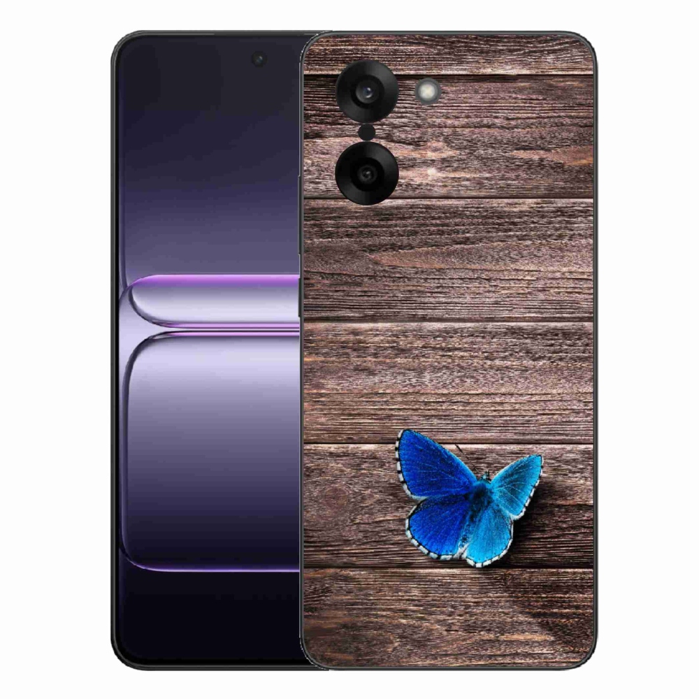 Zselés tok mmCase a One Plus Nord CE5 készülékhez - kék pillangó 1