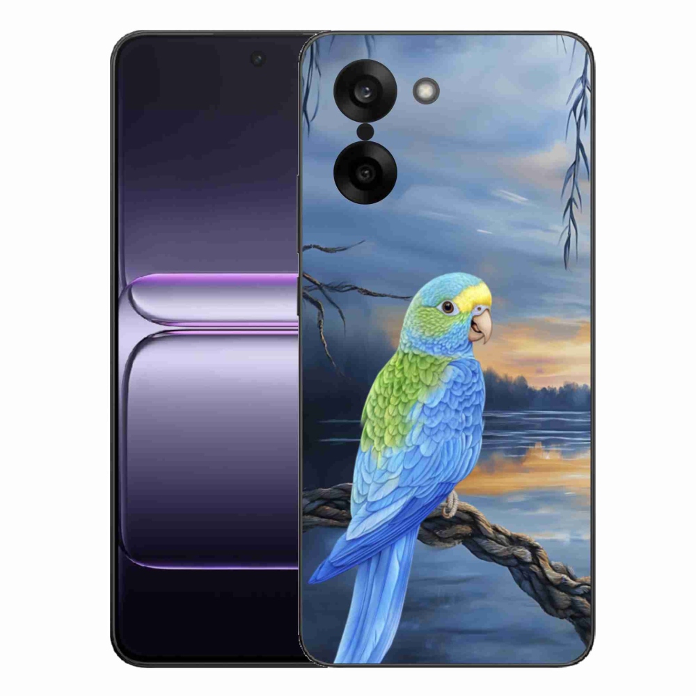 Zselés tok mmCase a One Plus Nord CE5 készülékhez - kék papagáj