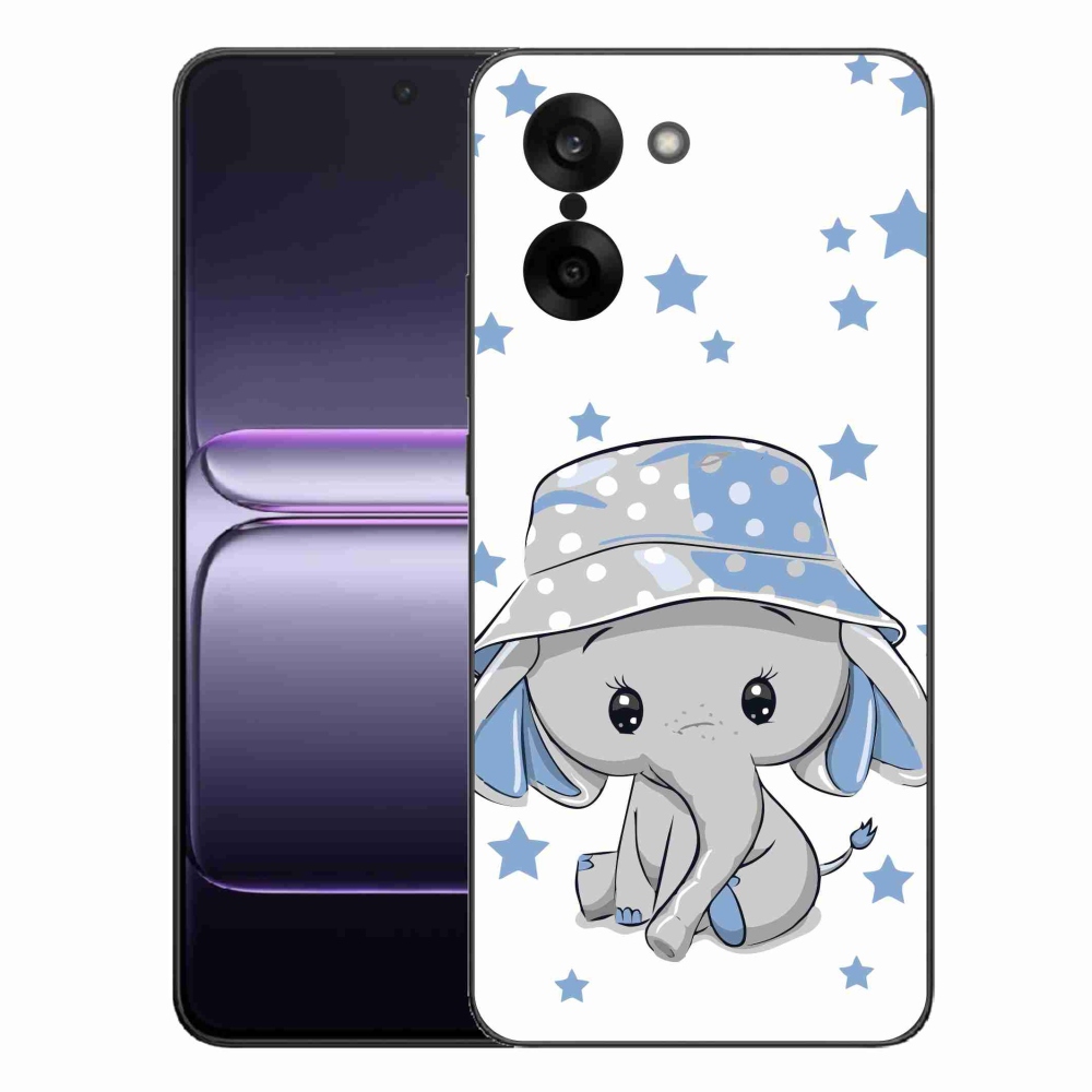 Zselés tok mmCase a One Plus Nord CE5 készülékhez - kék elefánt
