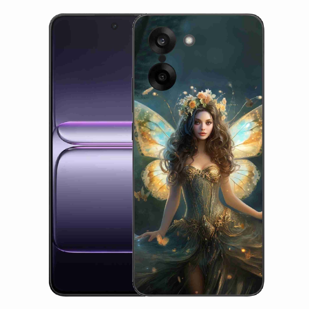 Zselés borítás mmCase a One Plus Nord CE5-ön - pillangó nő