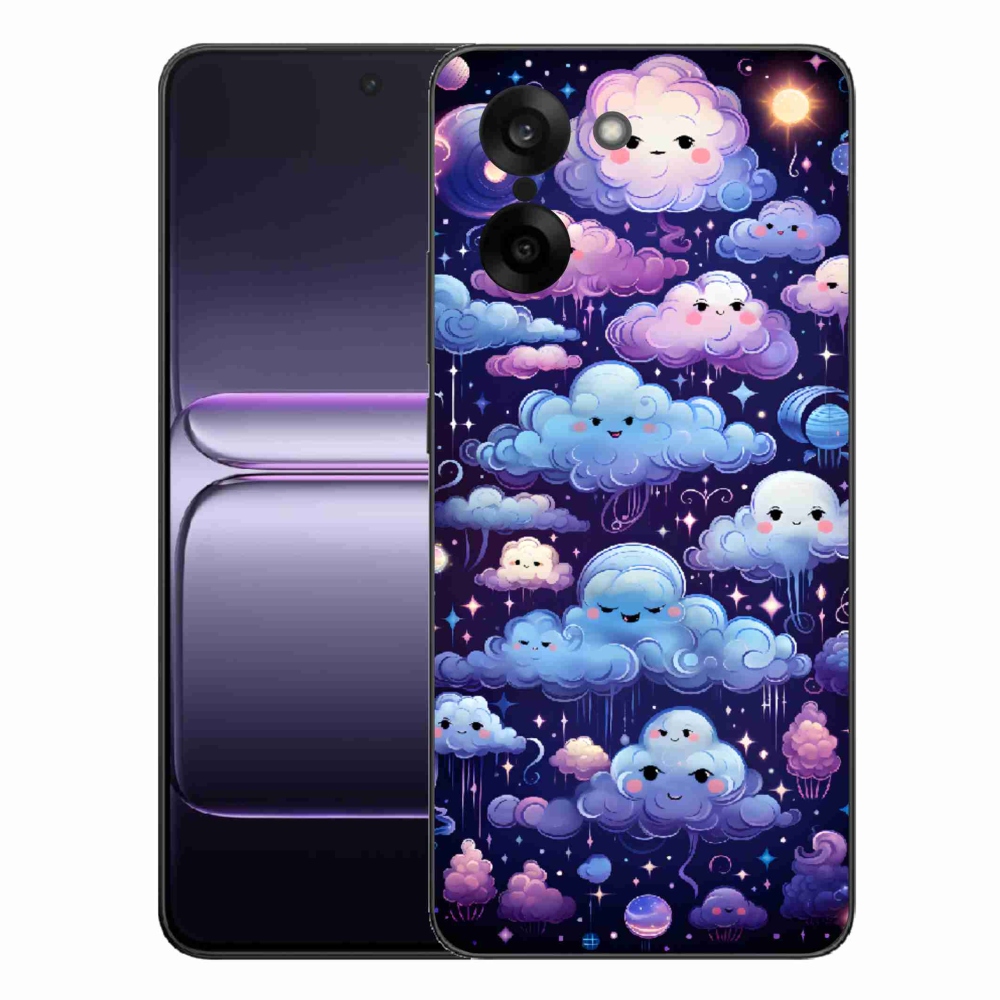 Zselés borítás mmCase a One Plus Nord CE5 készülékhez - felhők