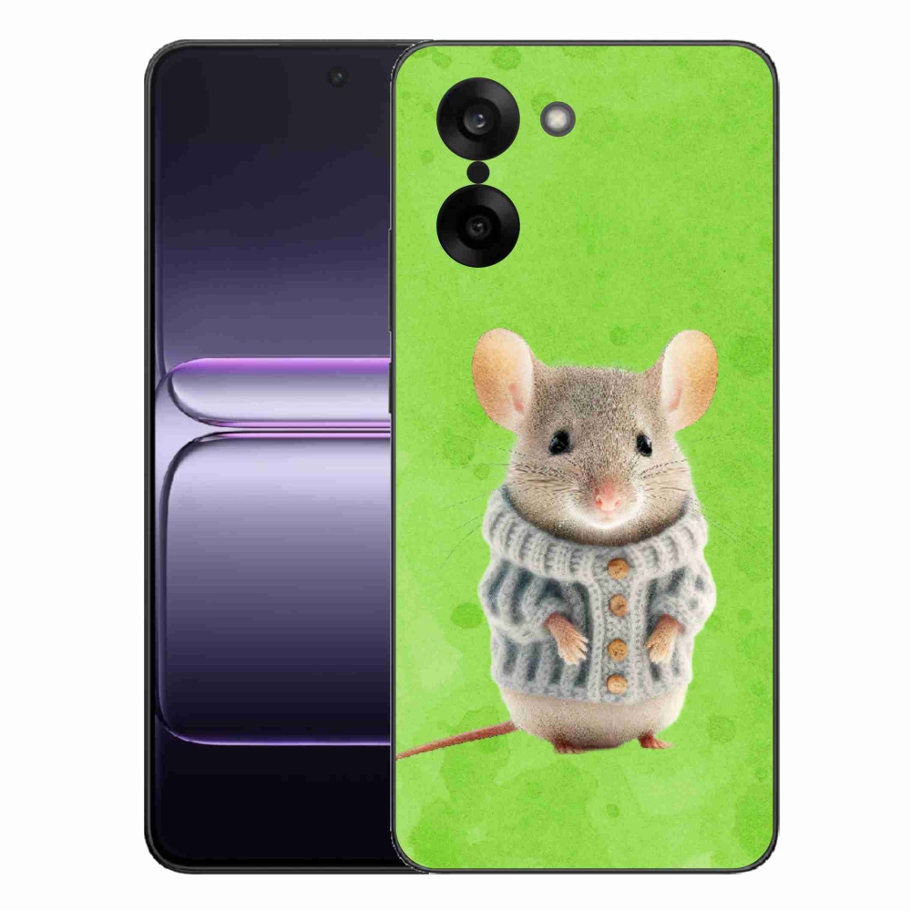 Zselés borítás mmCase a One Plus Nord CE5-hez - egér pulóverben