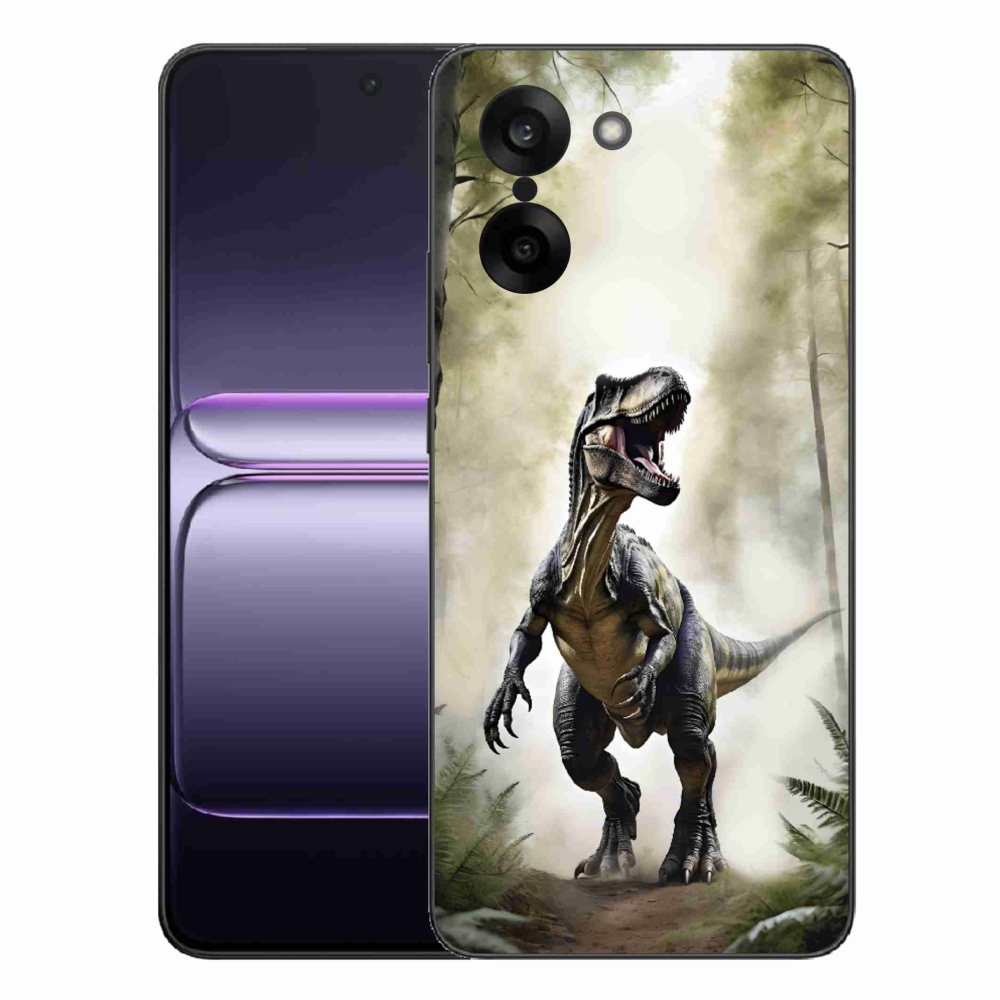 Zselés borítás mmCase a One Plus Nord CE5 készülékhez - dühös T-Rex