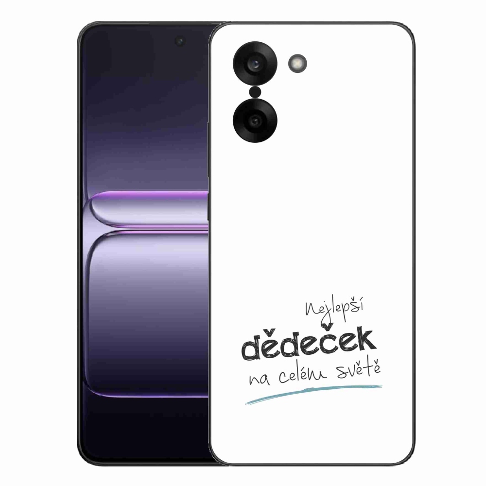 Gél borítás mmCase on One Plus Nord CE5 - Best Grandpa 3 fehér háttér
