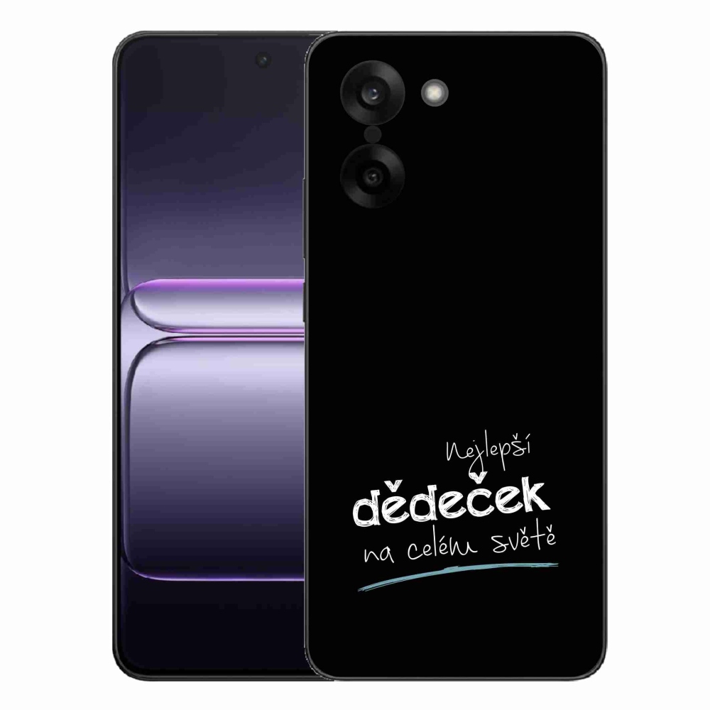 Gél borítás mmCase on One Plus Nord CE5 - Legjobb nagypapa 3 fekete háttér