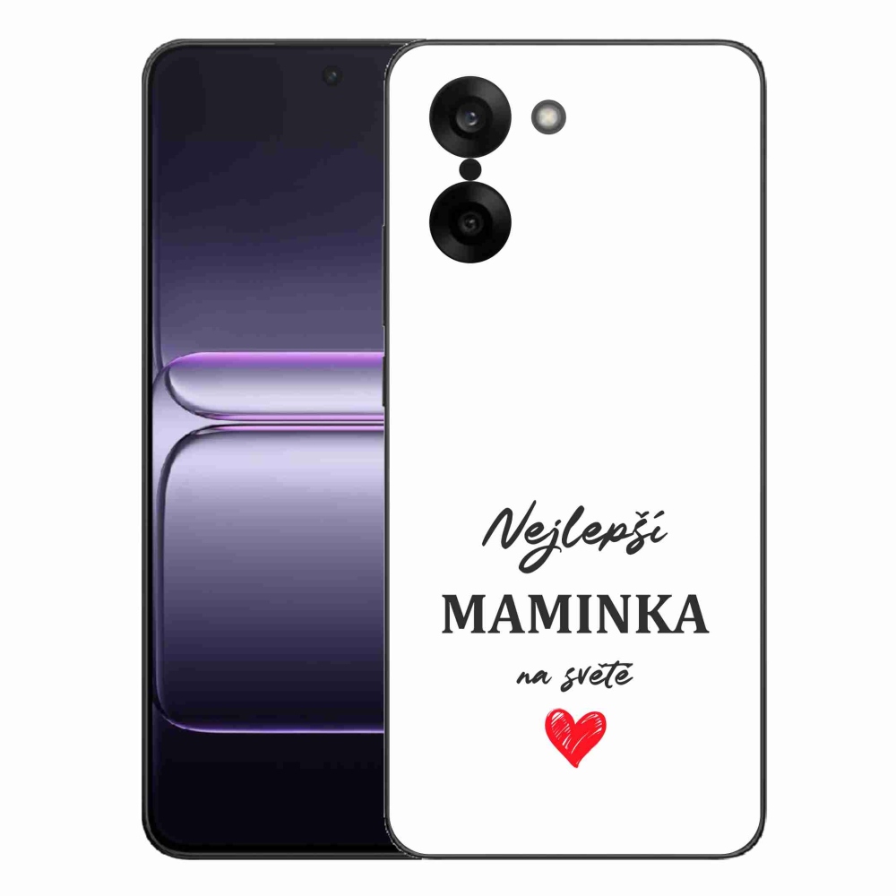 Gél borító mmCase a One Plus Nord CE5 készülékre - Best Mom 1 fehér háttér