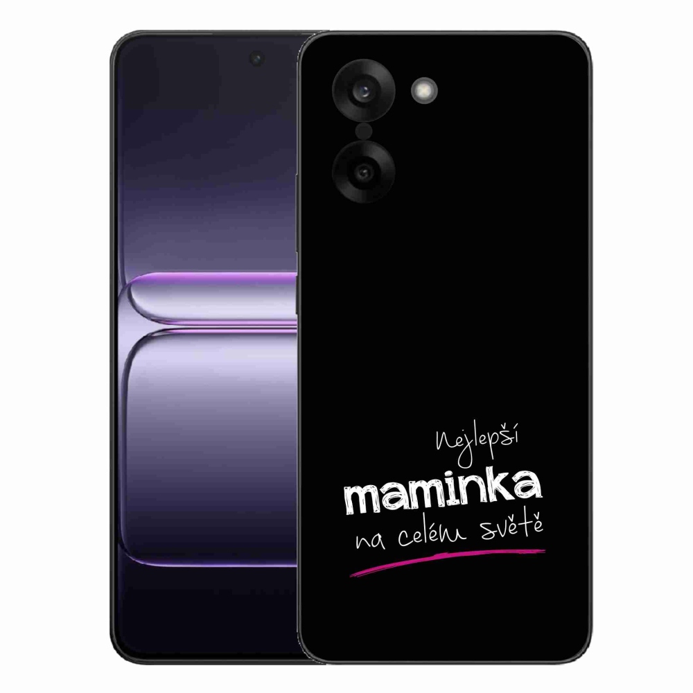 Gél borító mmCase a One Plus Nord CE5 készülékre - Best Mom 4 fekete háttérrel