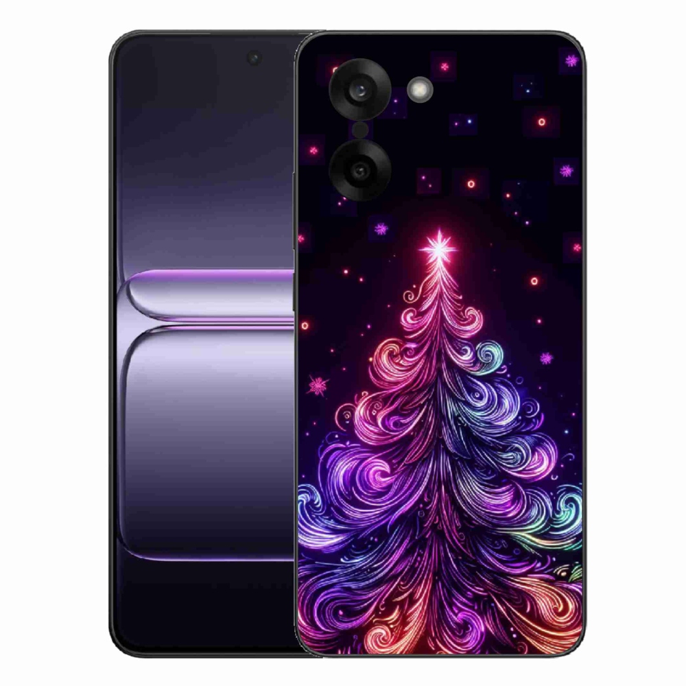 Gél borítás mmCase on One Plus Nord CE5 - neon karácsonyfa 1