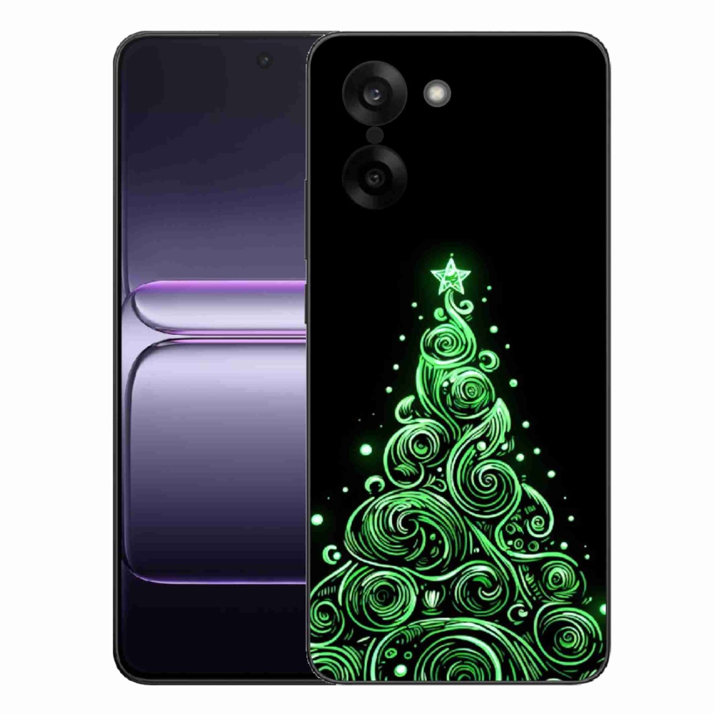 Gél borítás mmCase on One Plus Nord CE5 - neon karácsonyfa 3