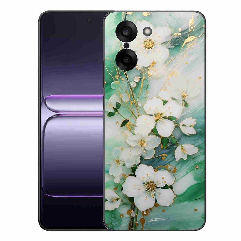 Zselés borító mmCase a One Plus Nord CE5 készülékhez - finom virágok