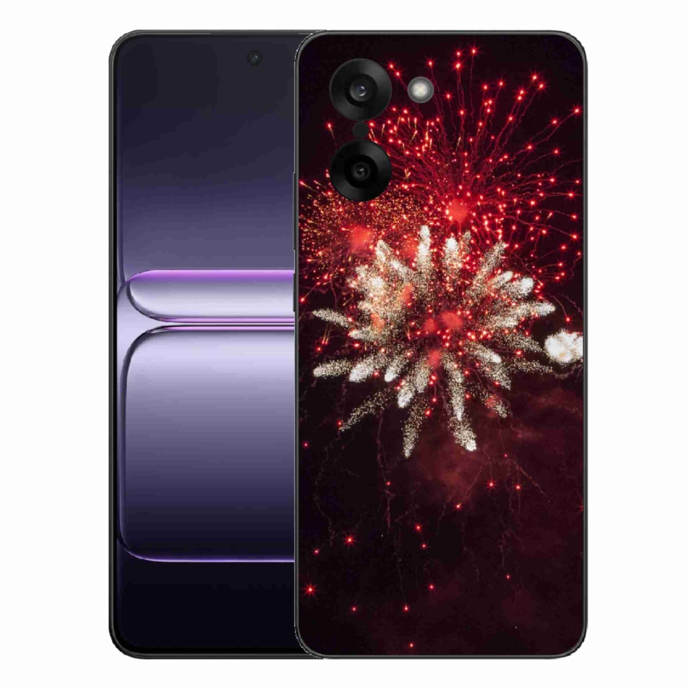 Zselés borítás mmCase a One Plus Nord CE5-hez - tűzijátékok