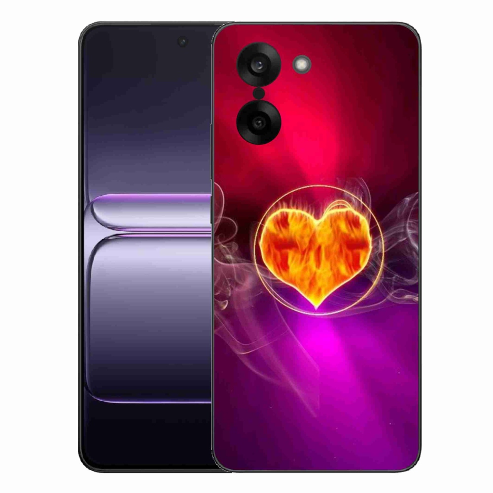 Zselés borítás mmCase a One Plus Nord CE5-ön - tüzes szív