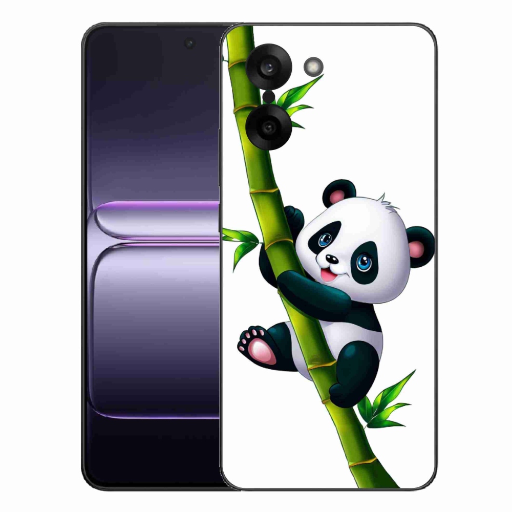 Gél borítás mmCase a One Plus Nord CE5 készülékhez - panda a bambuszon